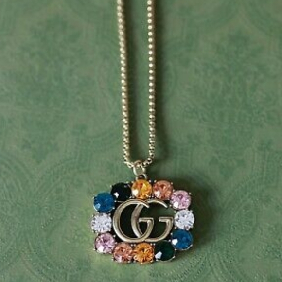 NWT Gucci Encrusted Crystal Necklace GORGEOUS!! - Picture 3 of 4